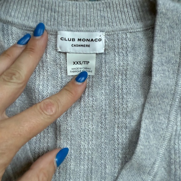 Club Monaco Cashmere Knit Cardigan - Size XXS - Picture 2 of 3